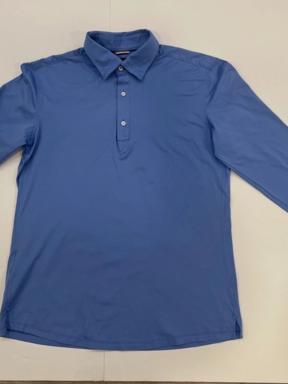 Blue hugo boss slim fit men long sleeve L